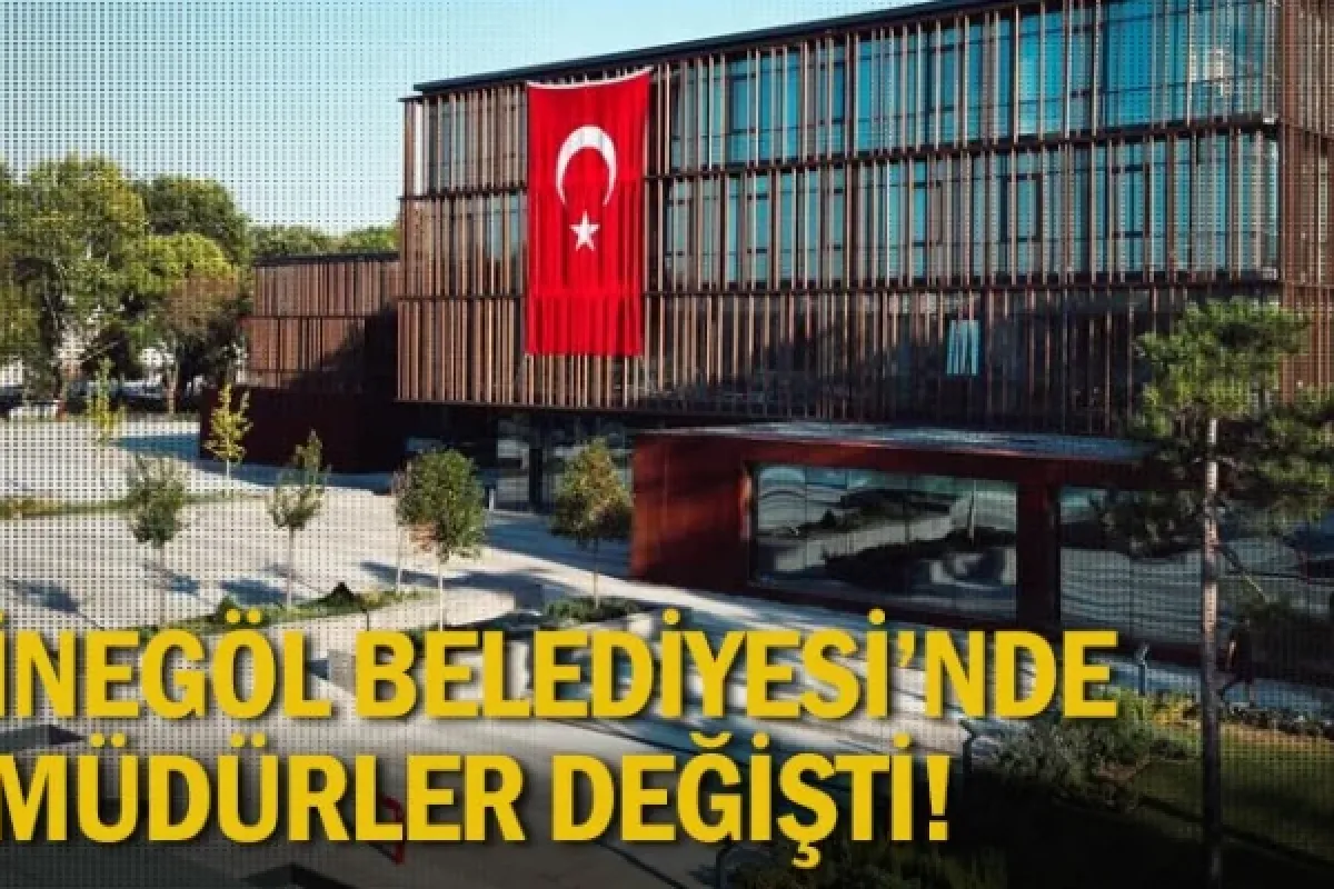 İnegöl Belediyesi'nde Müdürler Değişti!