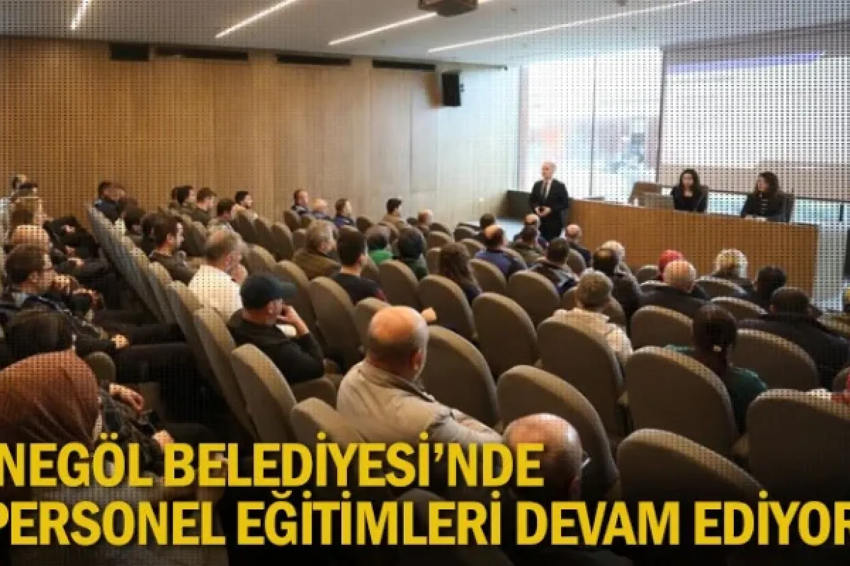 İnegöl Belediyesi'nde Personel Eğitimleri Devam Ediyor