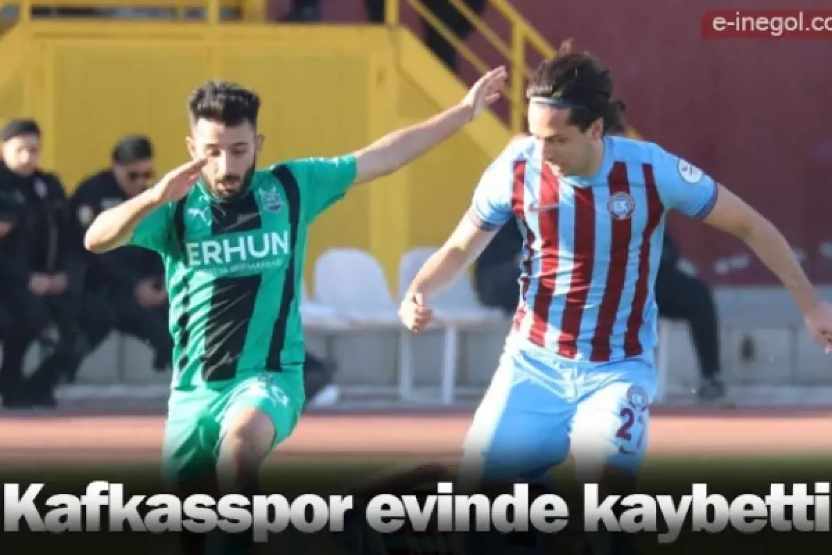 Kafkasspor evinde kaybetti