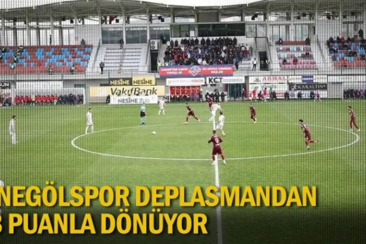 İnegölspor deplasmandan 3 puanla dönüyor