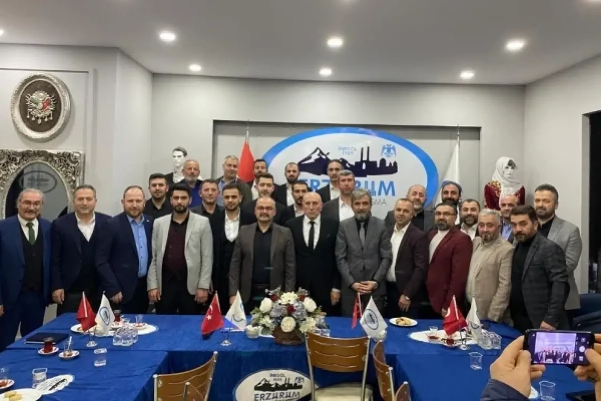 İnegöl Erzurumlular Derneği'nde Bayrak Değişimi