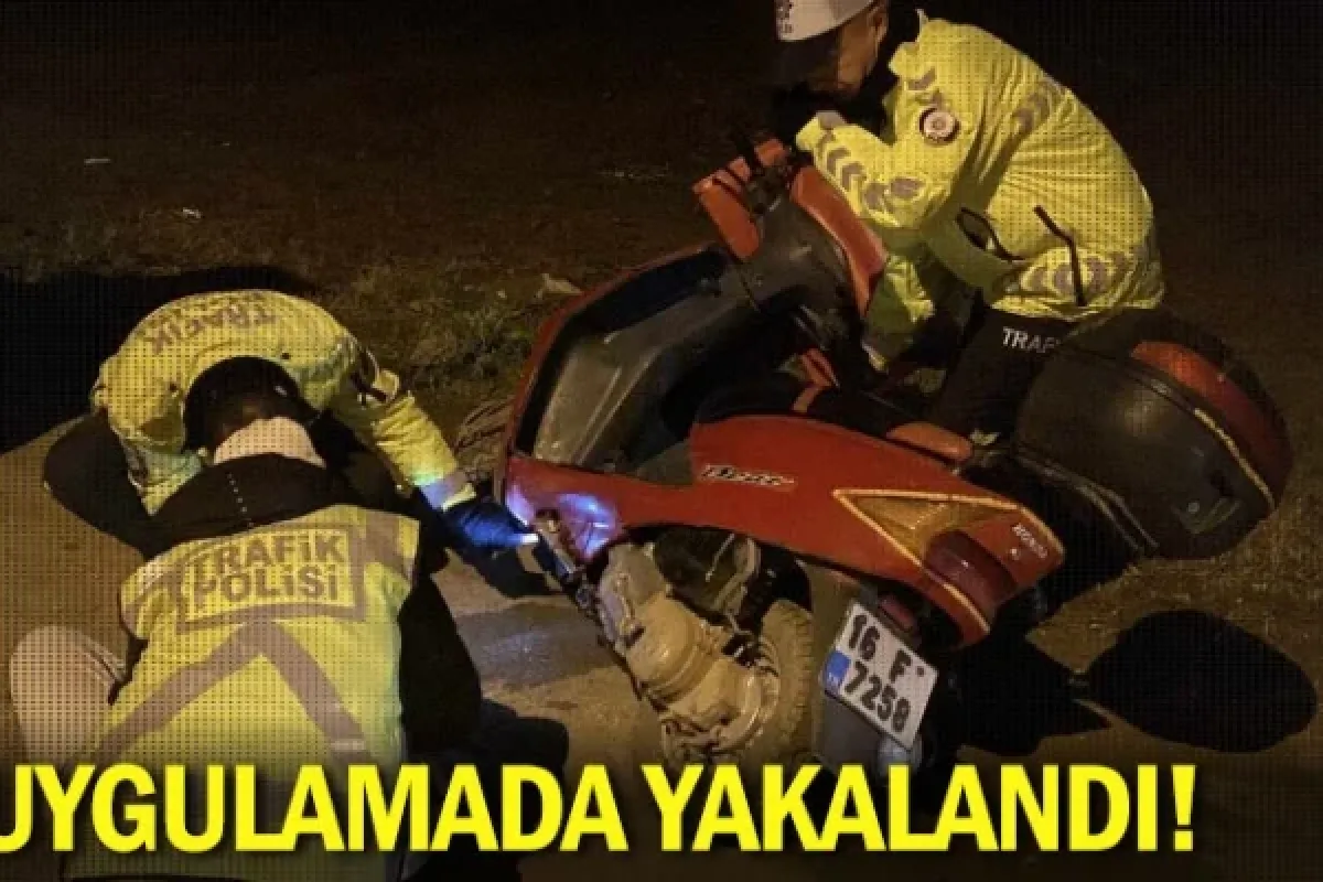 Uygulamada yakalandı!