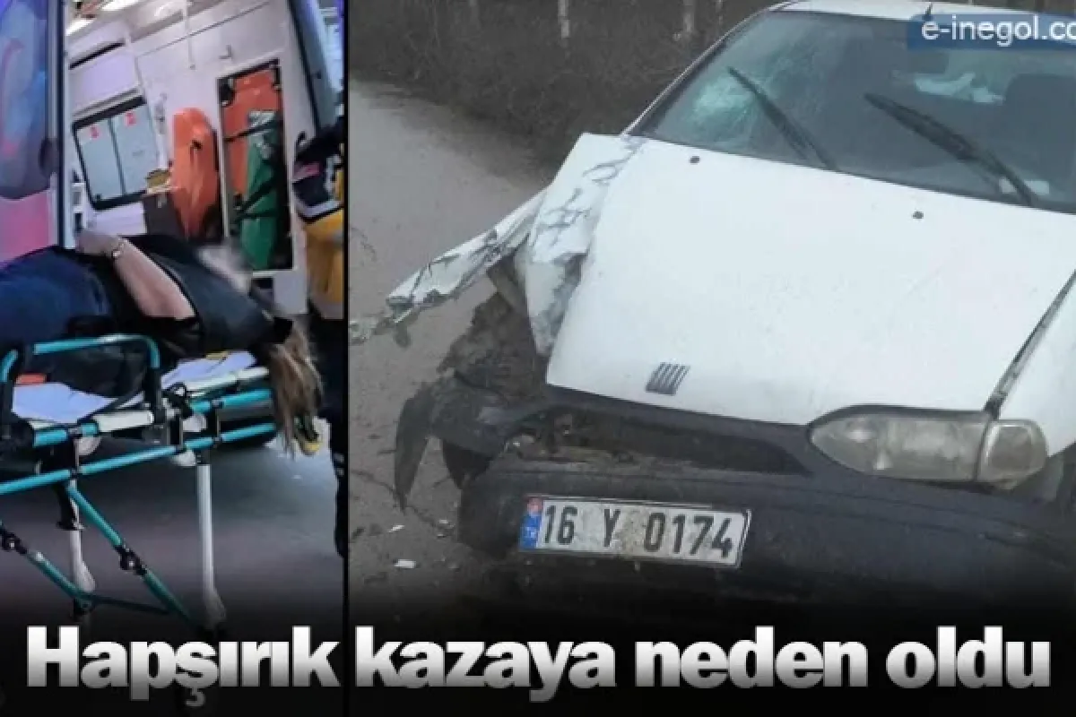 Hapşırık kazaya neden oldu