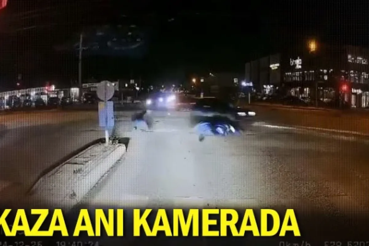 Kaza anı kamerada