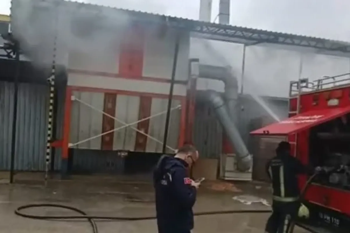 İnegöl'de korkutan yangın