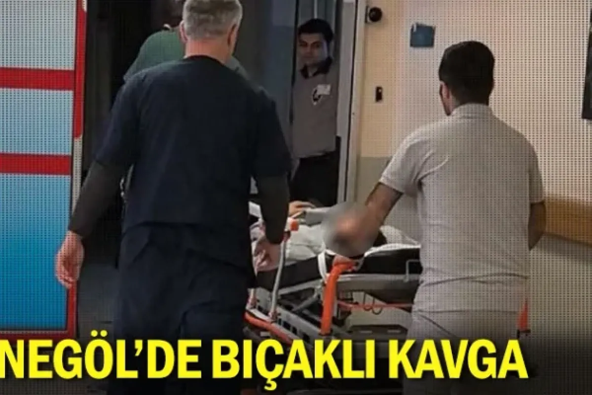 İnegöl'de bıçaklı kavga