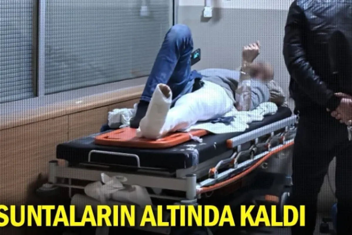 Suntaların altında kaldı!