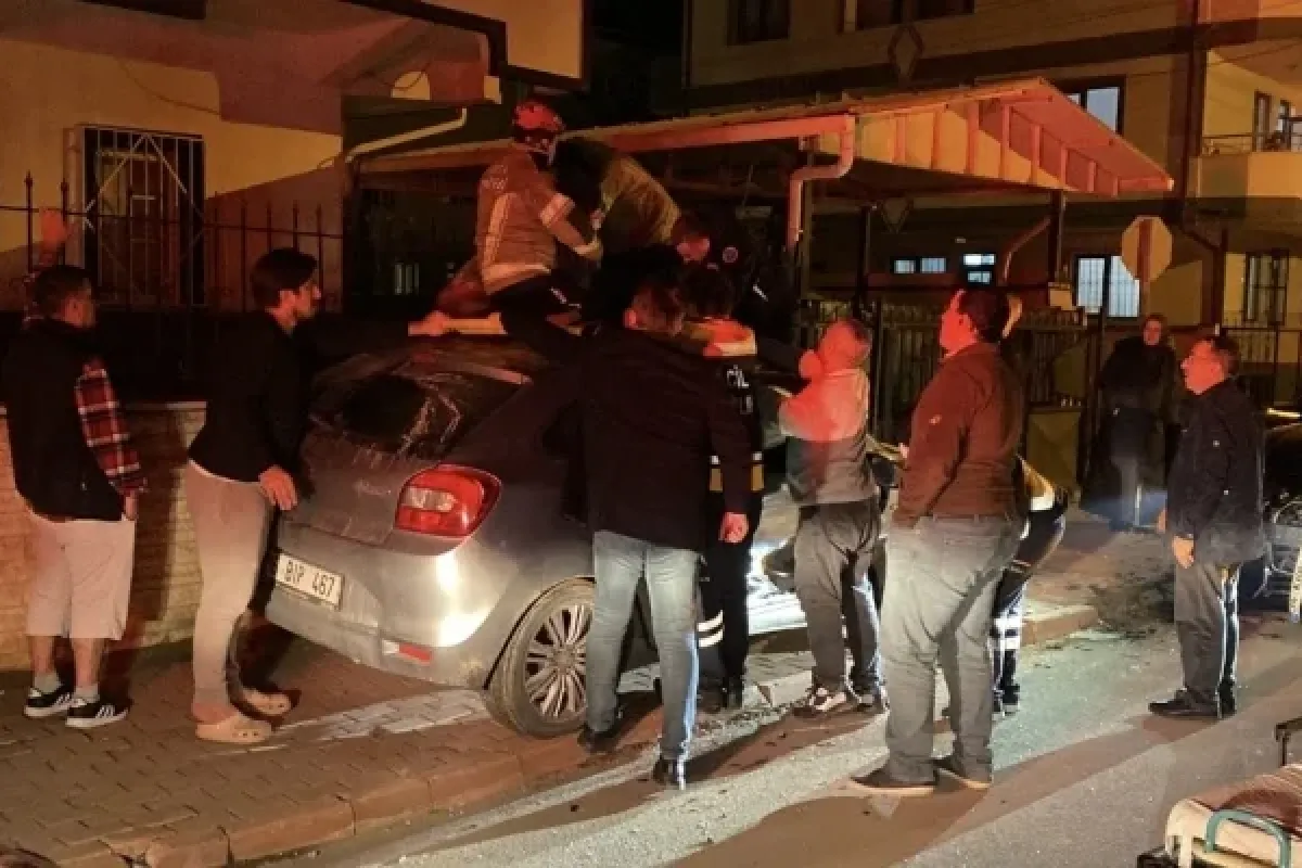 İnegöl'de korkutan kaza! Yaralılar var..