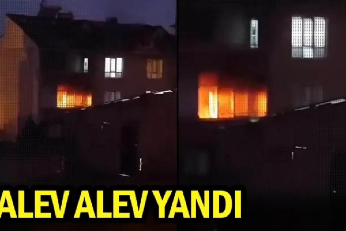 Alev alev yandı