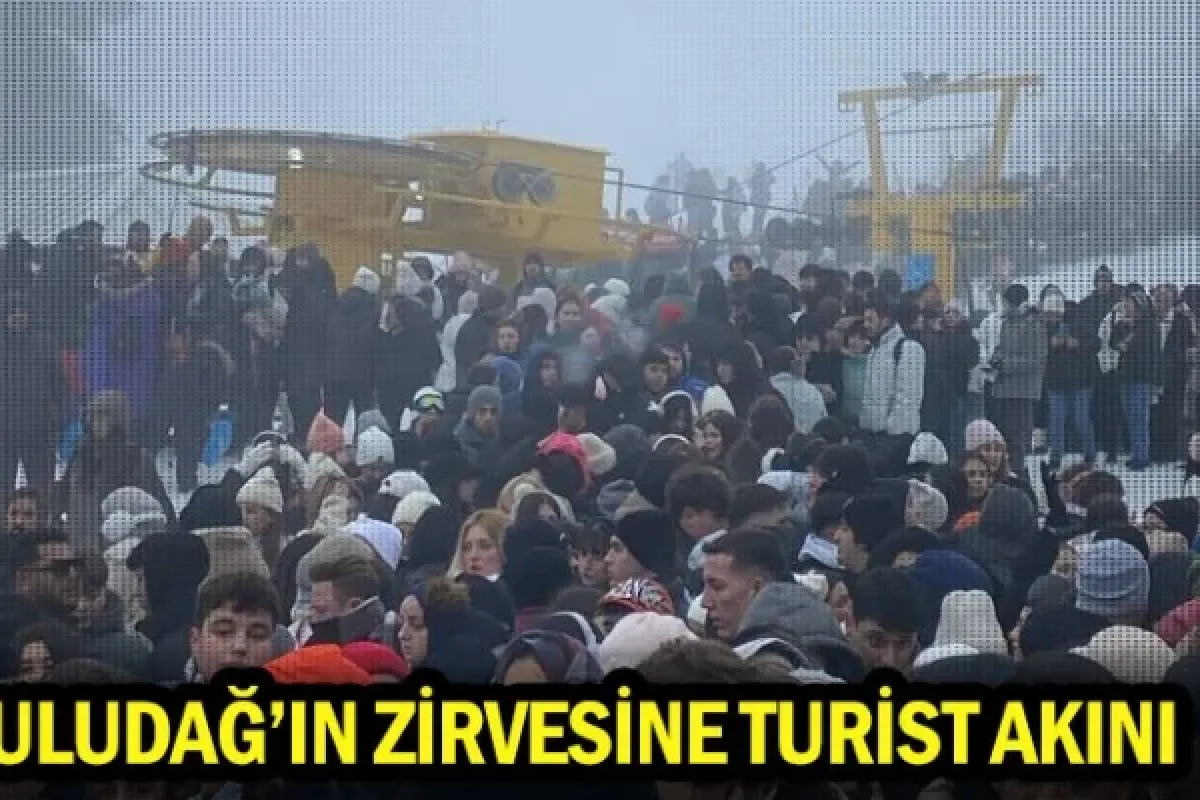 Uludağ’ın zirvesine turist akını