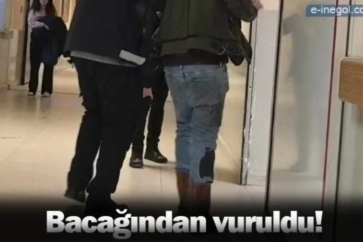 Bacağından vuruldu!