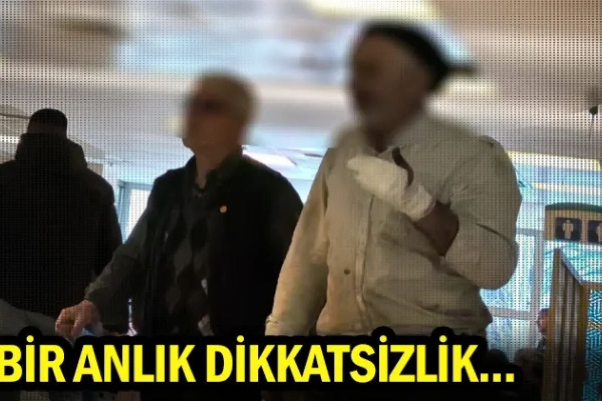Bir anlık dikkatsizlik...