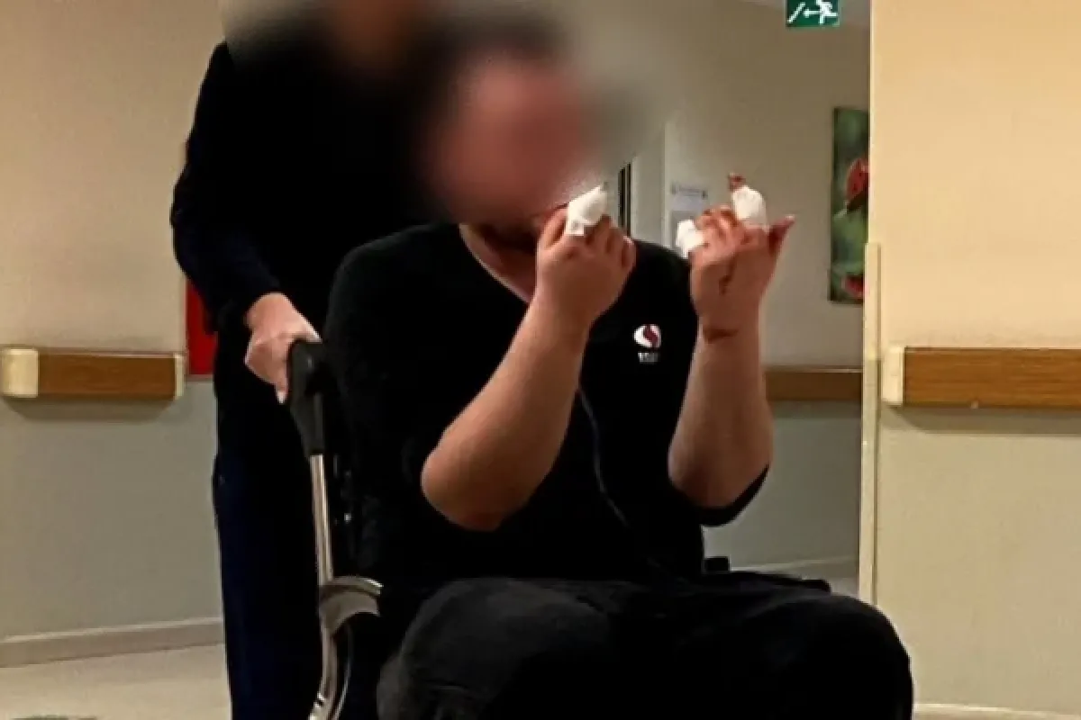 Parmakları parçalandı!
