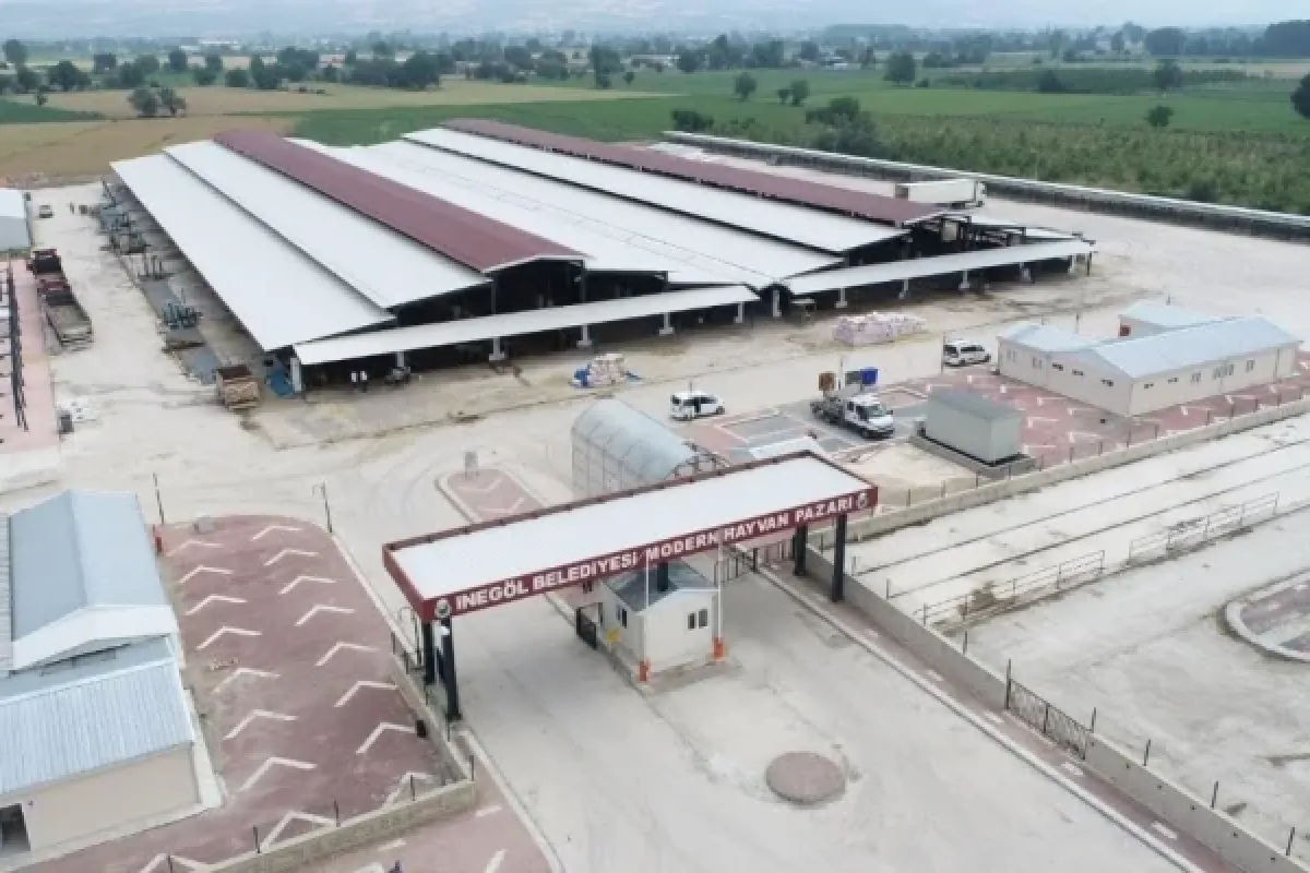 İnegöl Hayvan Pazarı Geçici Olarak Kapatıldı