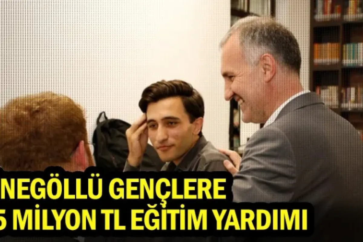 İnegöllü Gençlere 5 Milyon TL Eğitim Yardımı