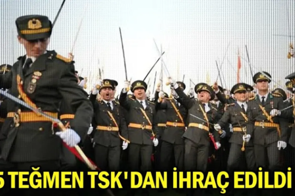 5 teğmen TSK'dan ihraç edildi