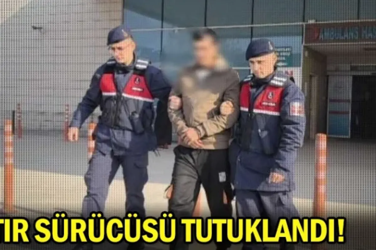 Tır sürücüsü tutuklandı