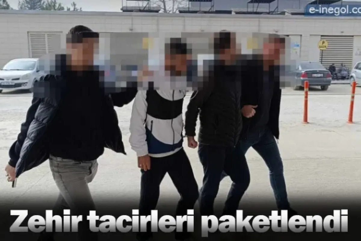 Zehir tacirleri paketlendi