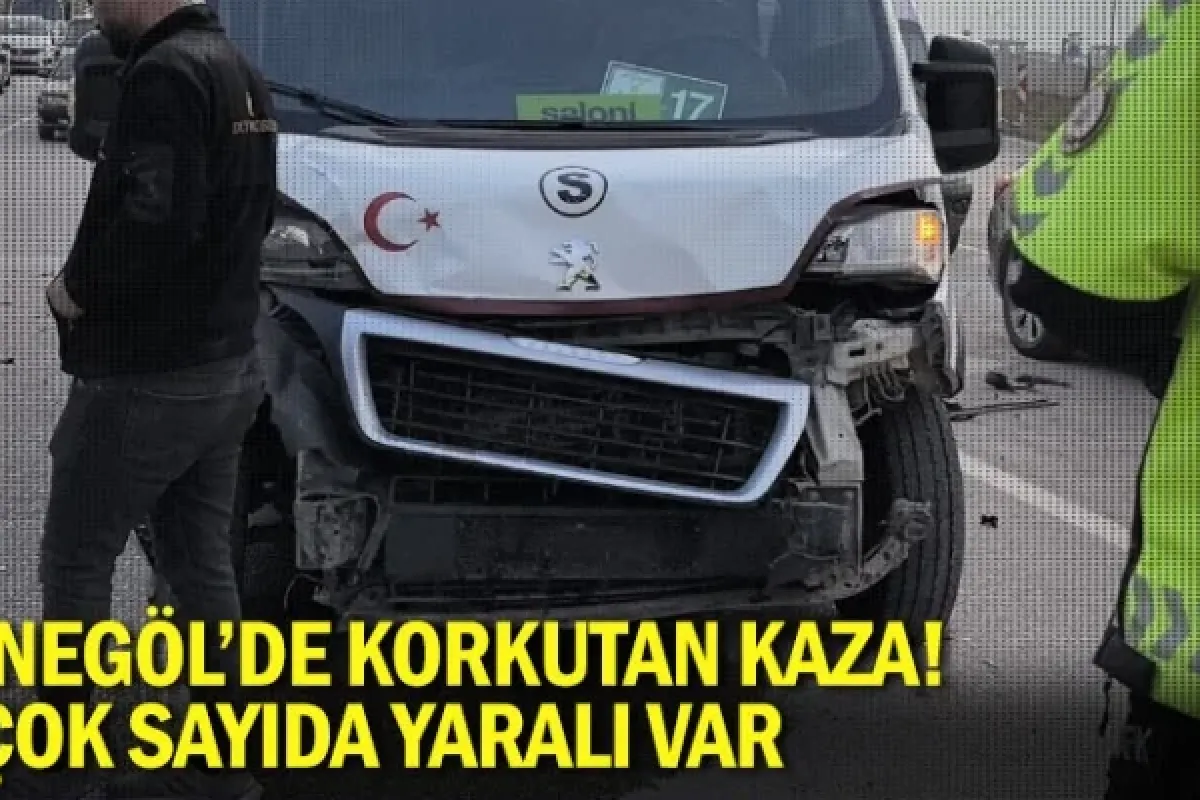 İnegöl'de Korkutan Kaza! Çok Sayıda Yaralı Var