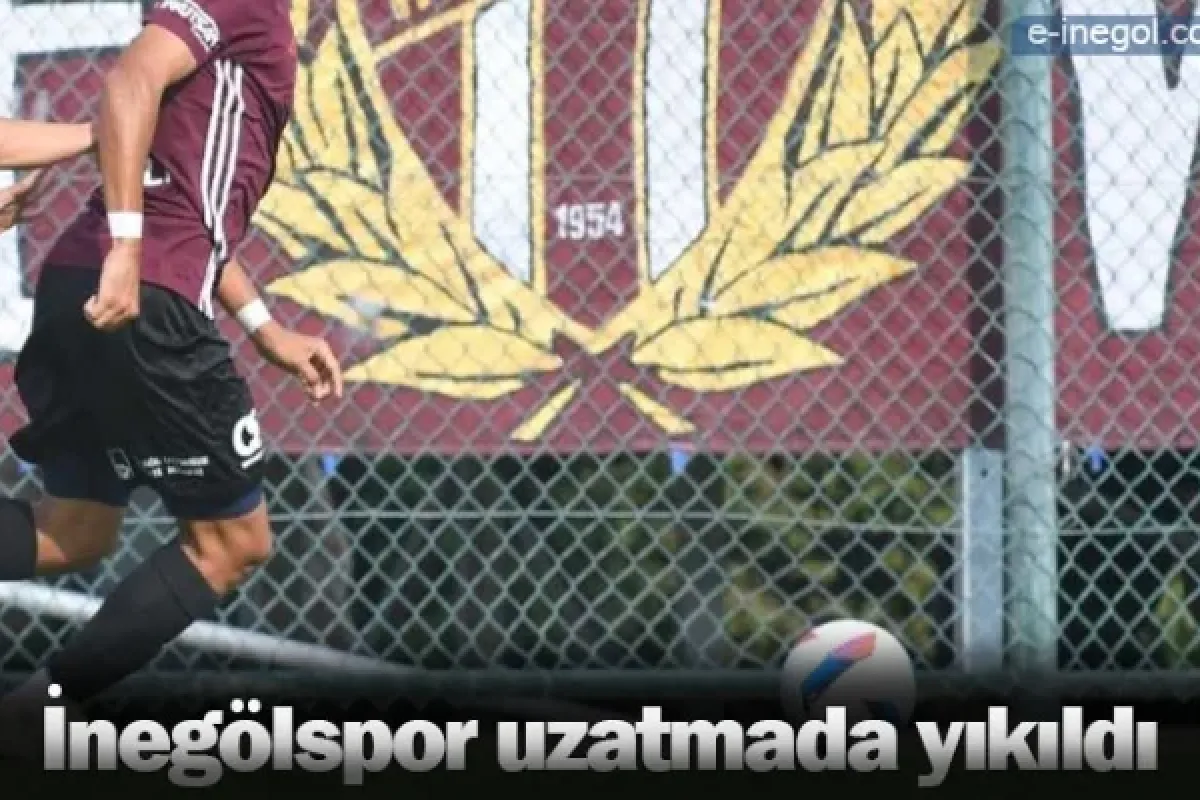 İnegölspor uzatmada yıkıldı