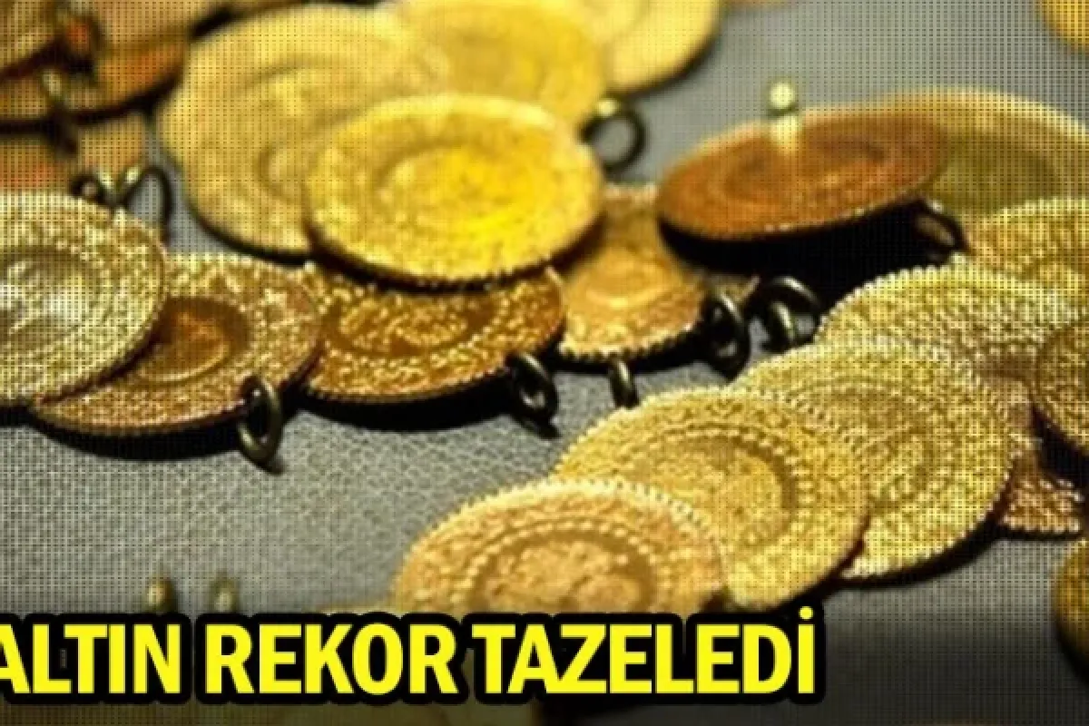 Altın rekor tazeledi