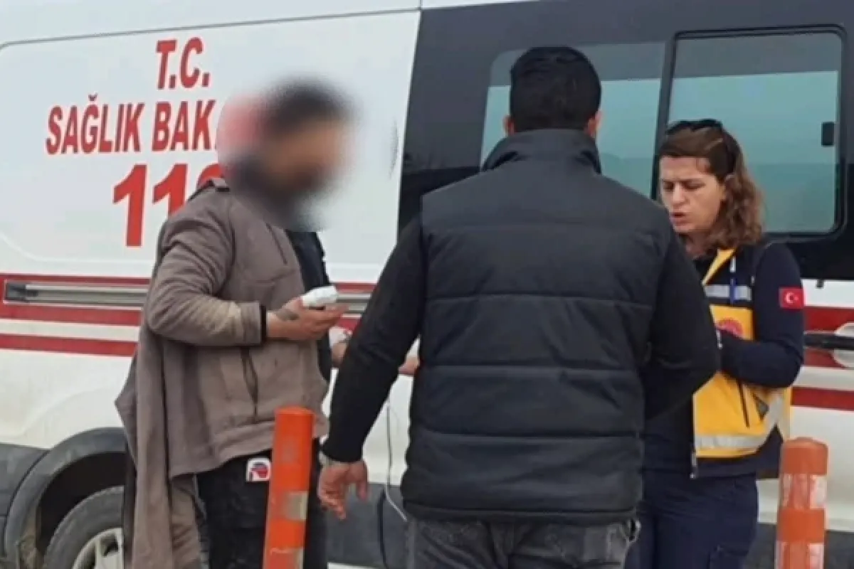 Parmağı koptu!
