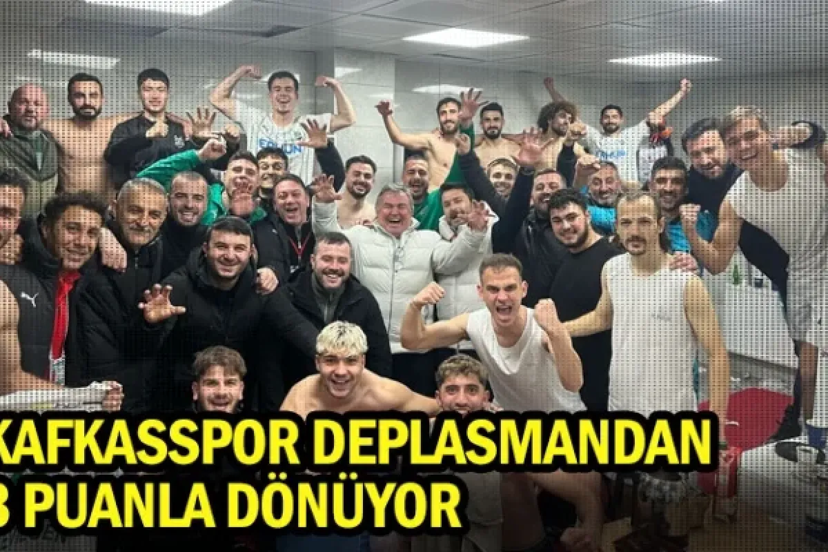 Kafkasspor deplasmandan 3 puanla dönüyor