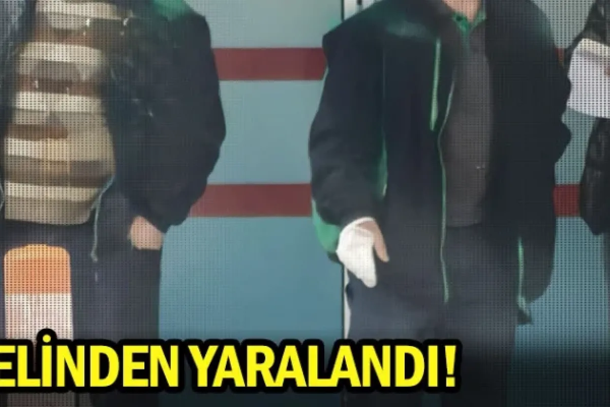 Elinden yaralandı!