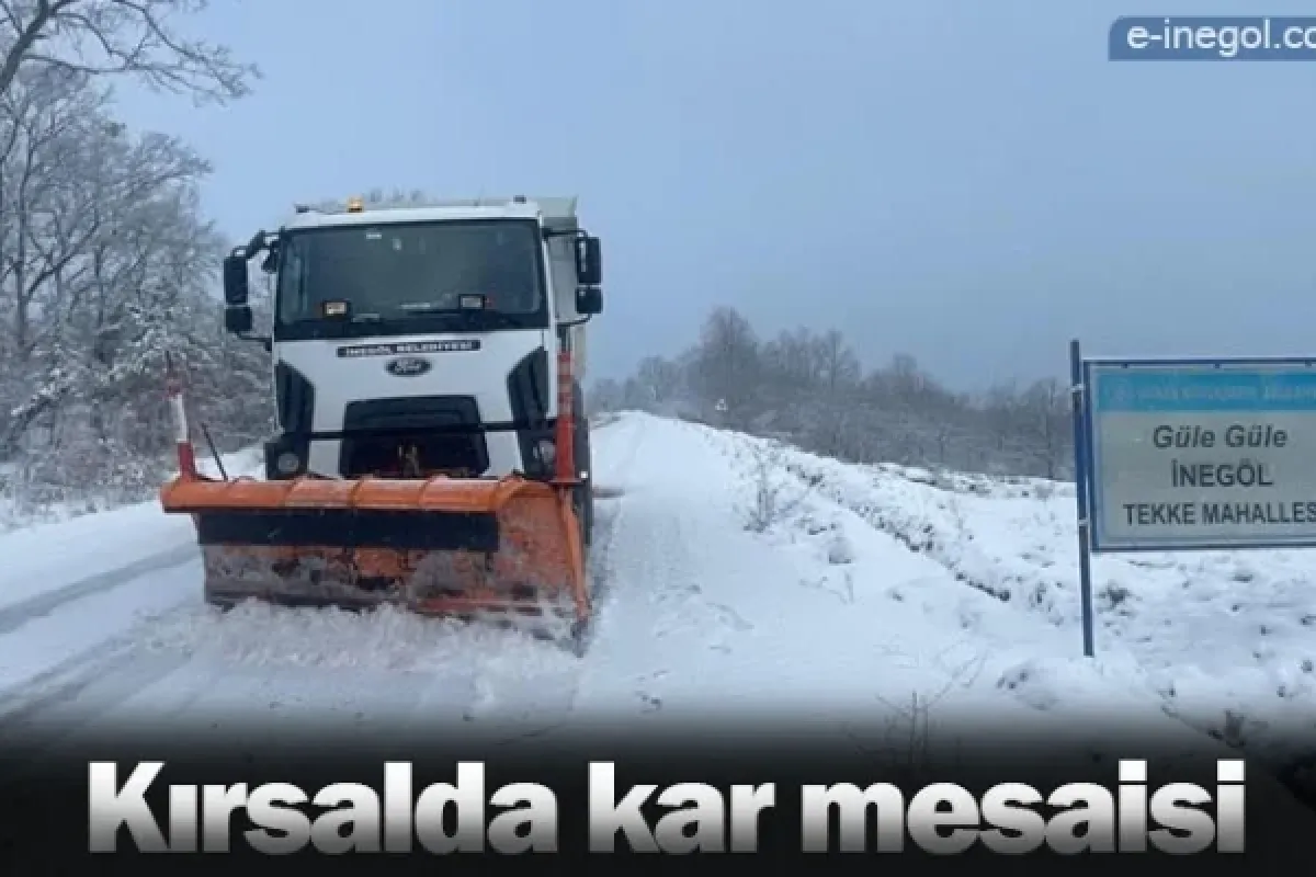 Kırsalda kar mesaisi