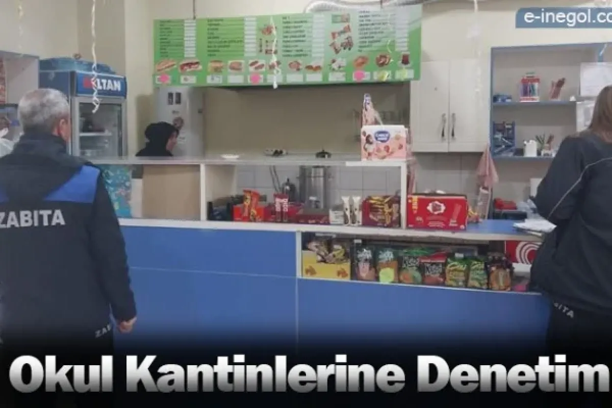 Okul Kantinlerine Denetim