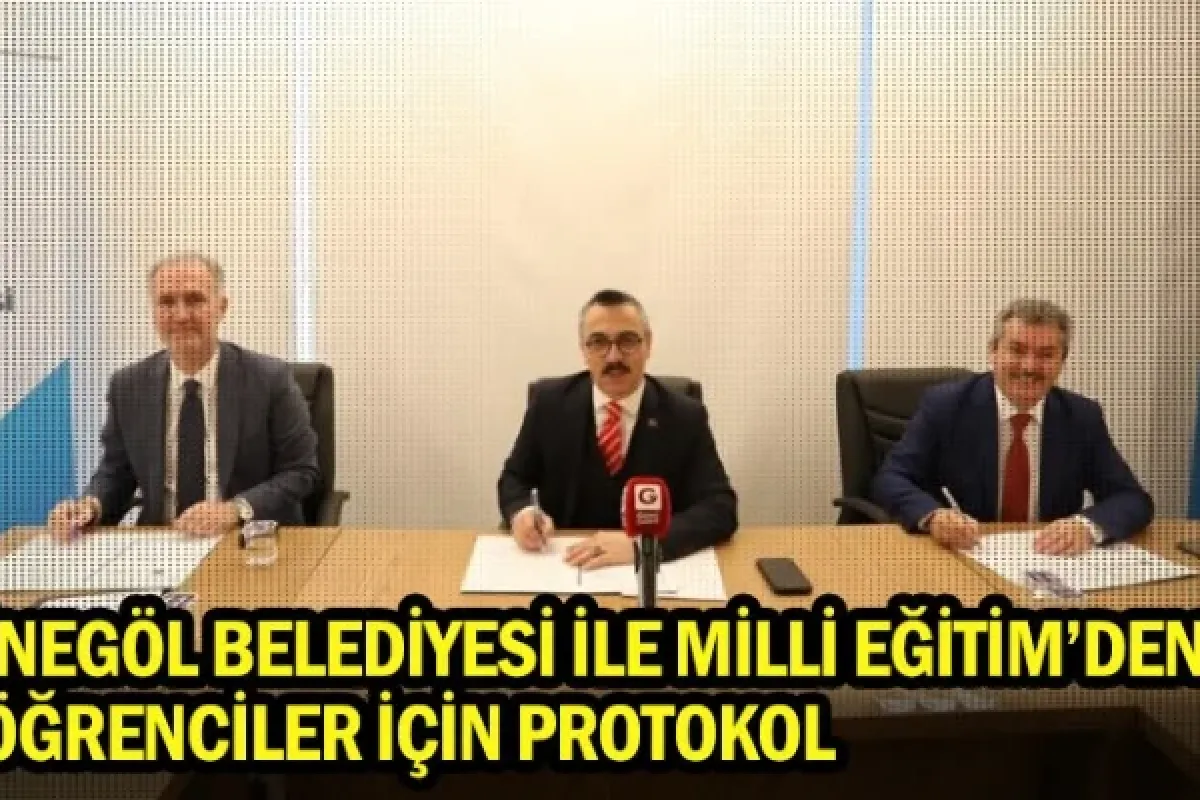 İnegöl Belediyesi İle Milli Eğitim’den Öğrenciler İçin Protokol