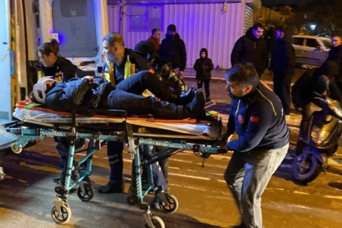 İnegöl'de korkutan kaza