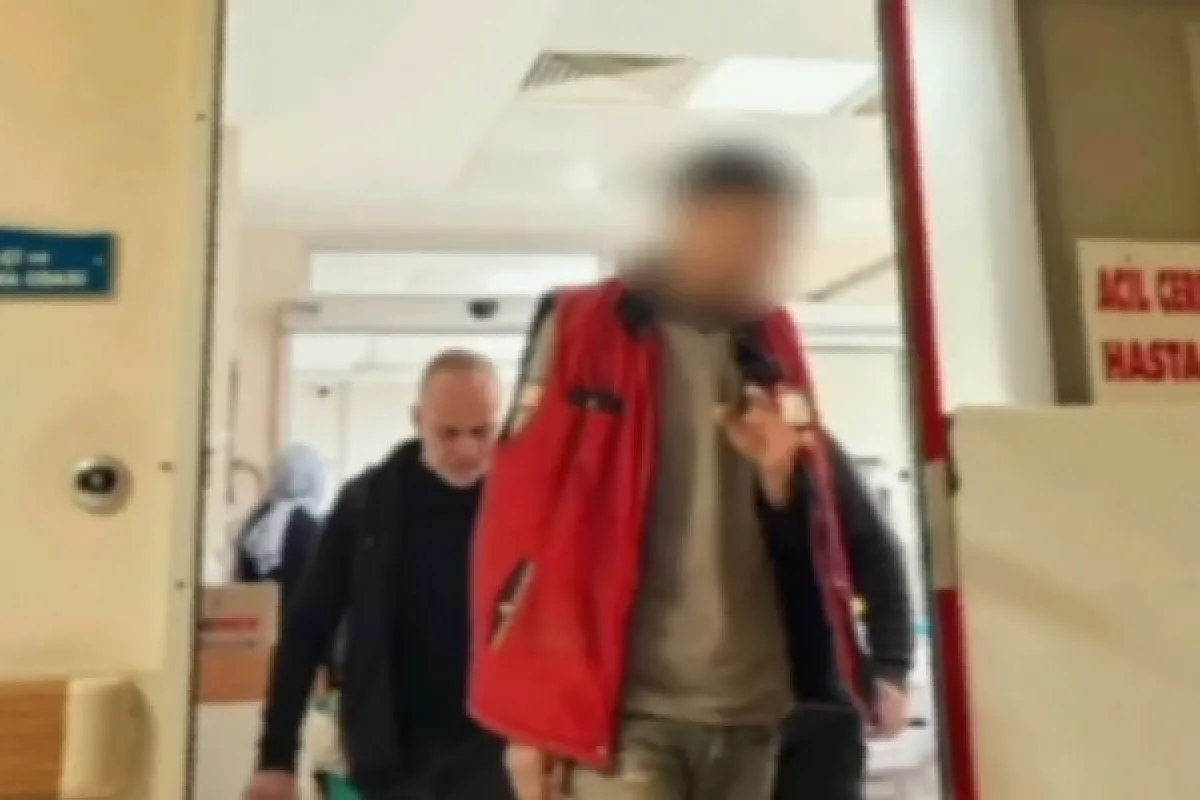 Elini makineye kaptırdı!