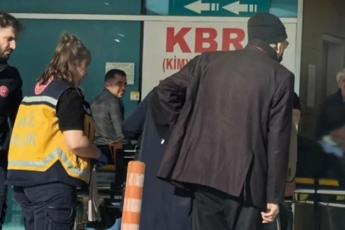 Motosiklet sürücüsü yaralandı