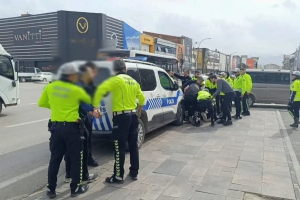 Polislere zor anlar yaşattı!