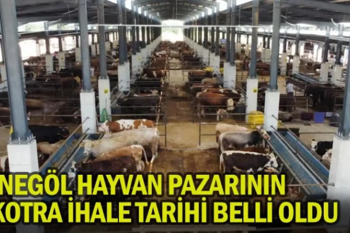 İnegöl hayvan pazarının kotra ihale tarihi belli oldu
