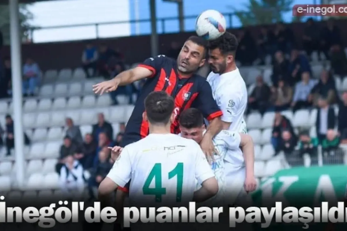 İnegöl'de puanlar paylaşıldı