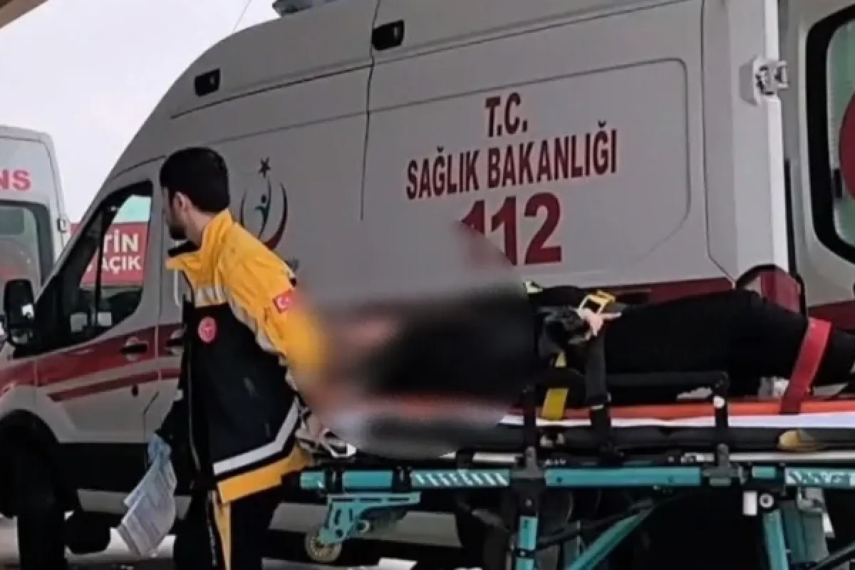 Kadın işçi hastanelik oldu 