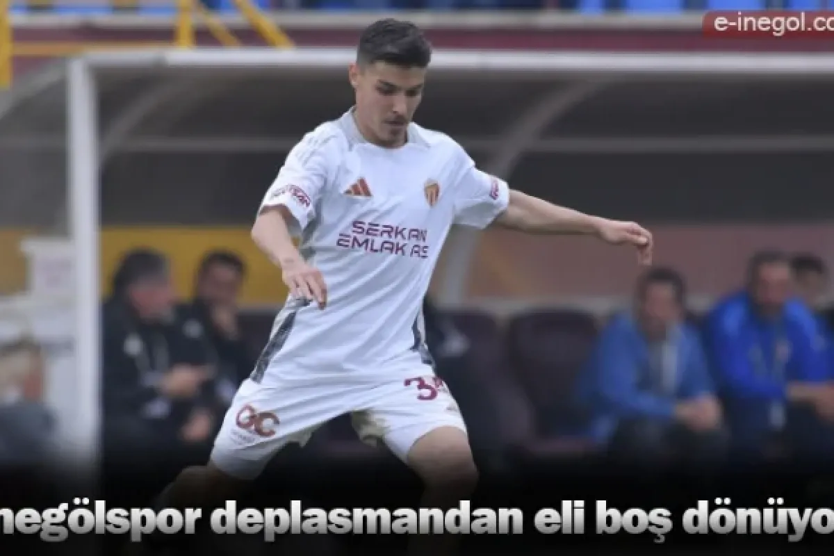 İnegölspor deplasmandan eli boş dönüyor!