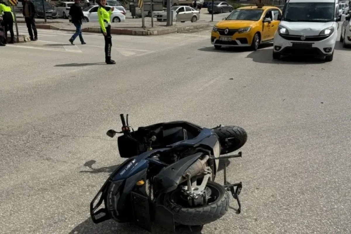 Işık ihlali kaza getirdi!