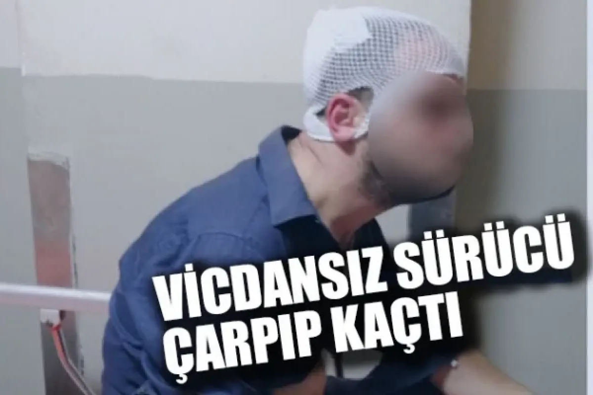 Vicdansız sürücü çarpıp kaçtı