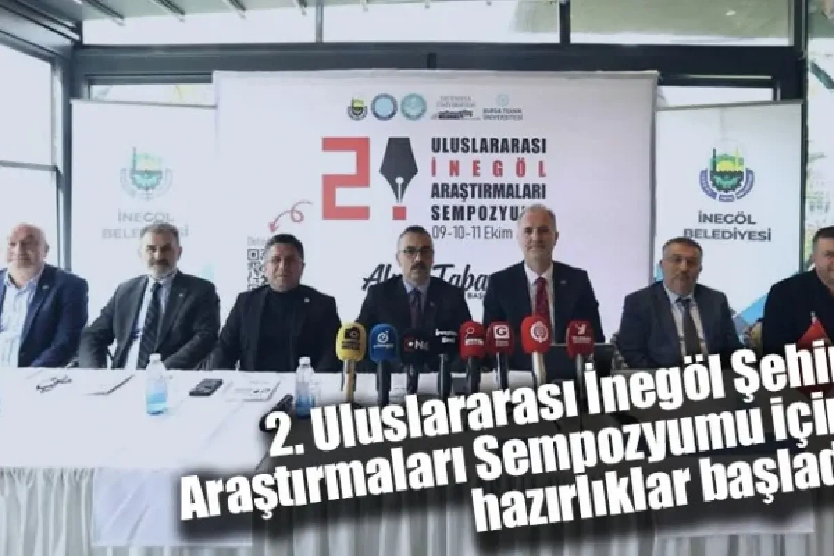 2. Uluslararası İnegöl Şehir Araştırmaları Sempozyumu için hazırlıklar başladı.