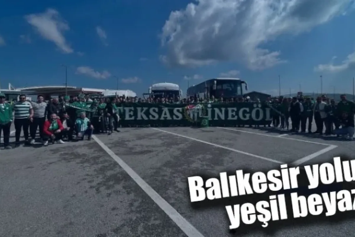 Balıkesir yolu yeşil beyaz