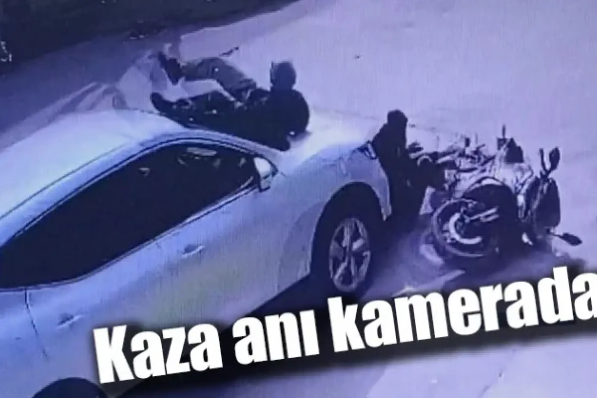 Kaza anı kamerada