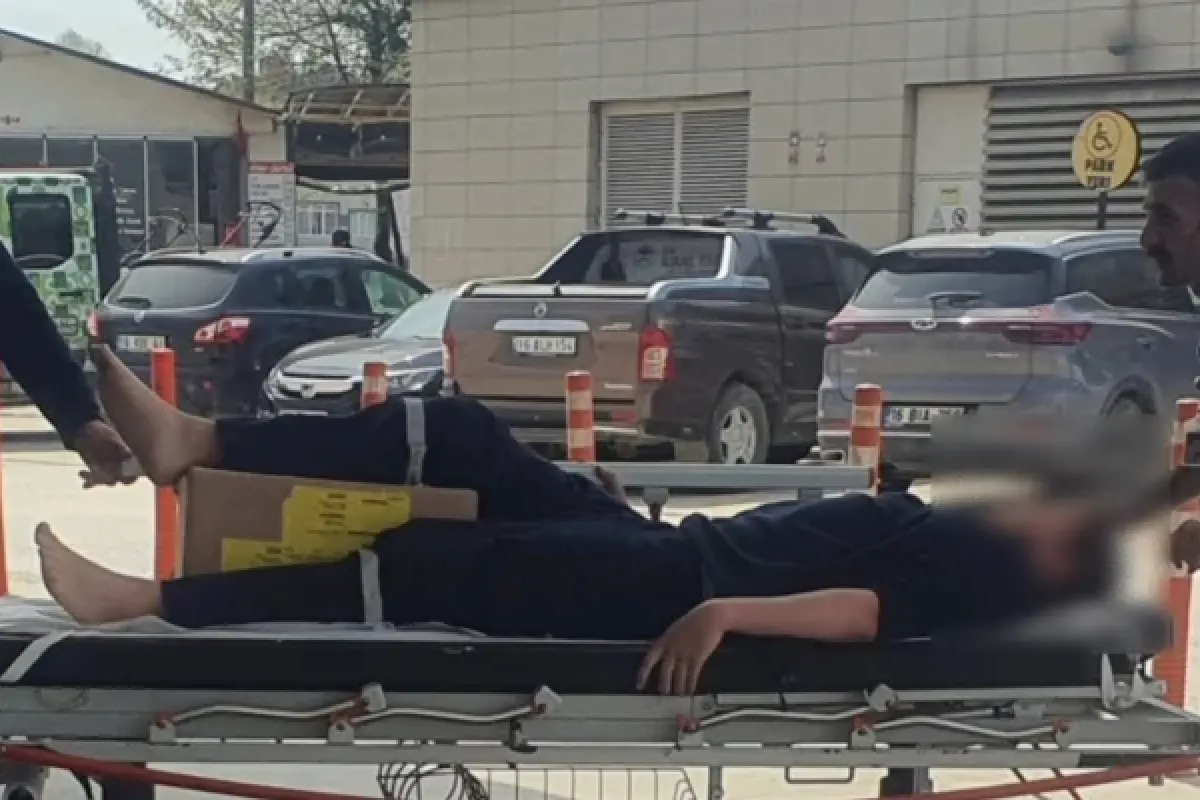 Hastaneye böyle getirildi