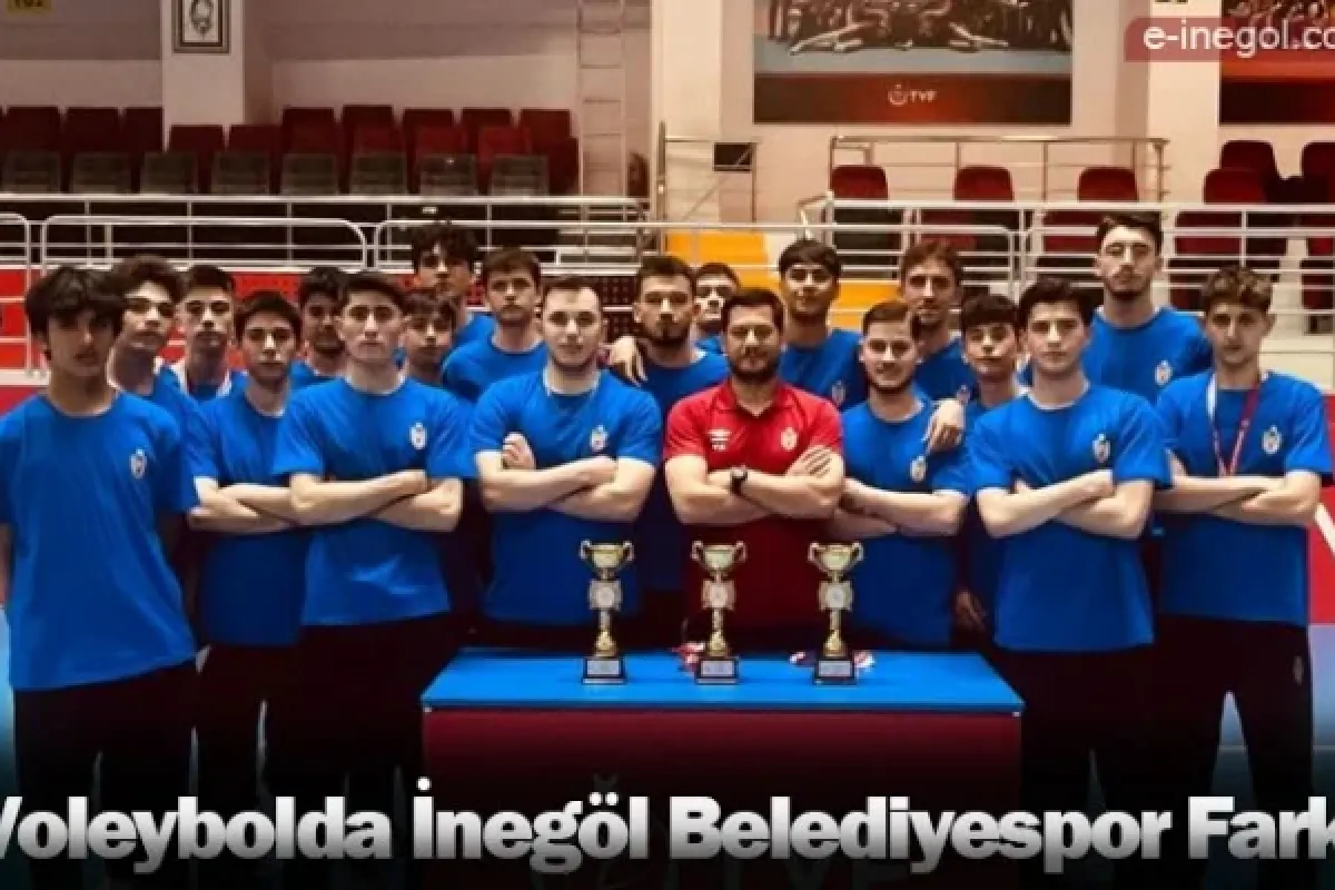 Voleybolda İnegöl Belediyespor Farkı