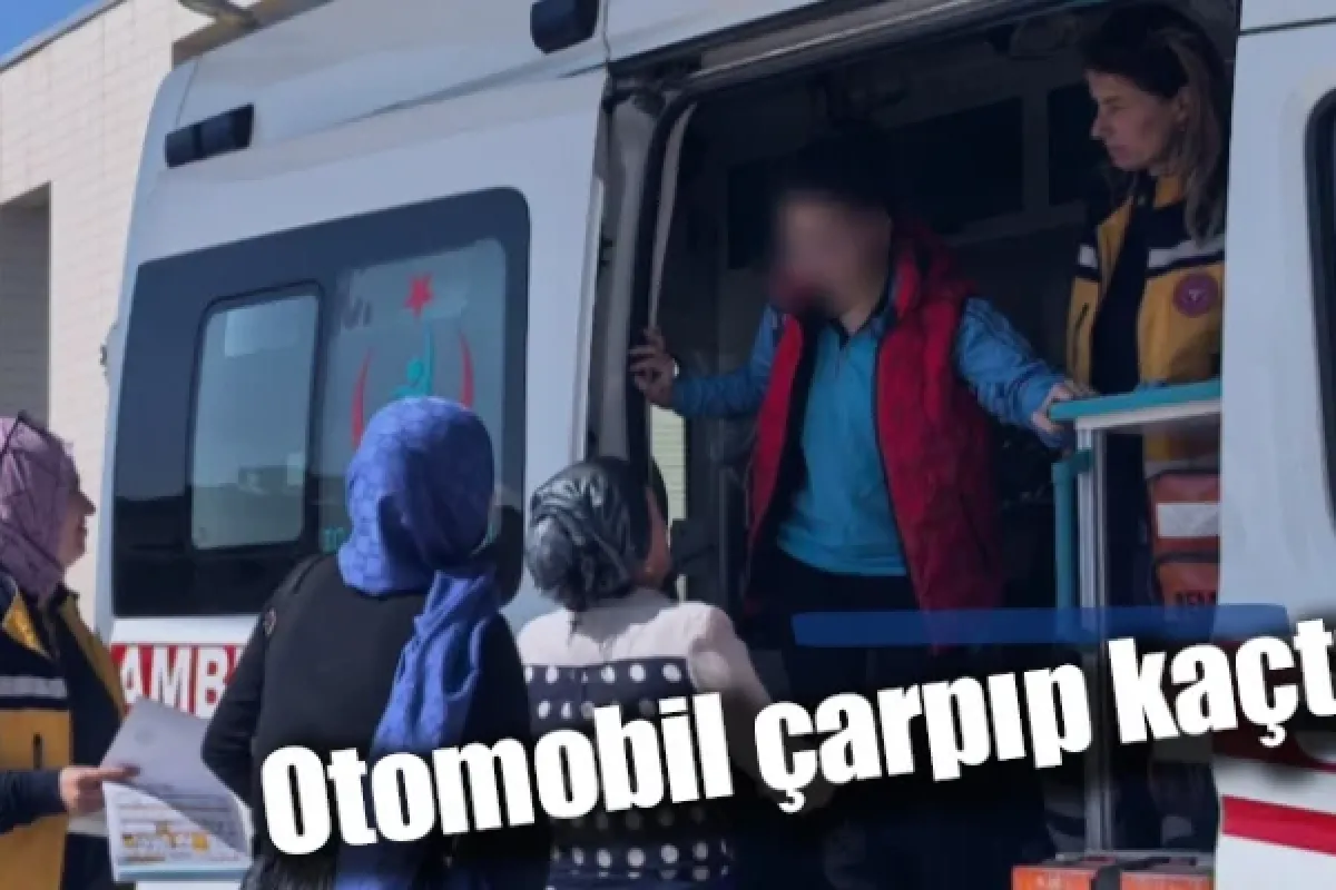Otomobil çarpıp kaçtı