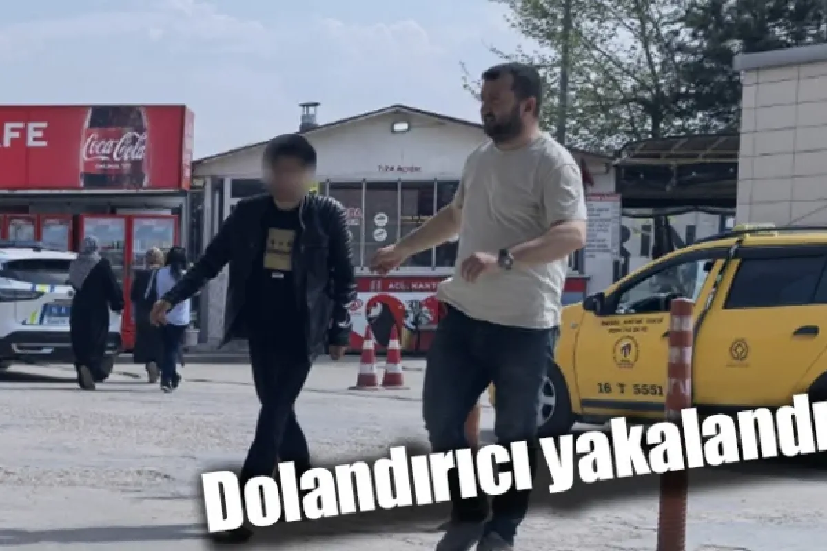 Dolandırıcı yakalandı!