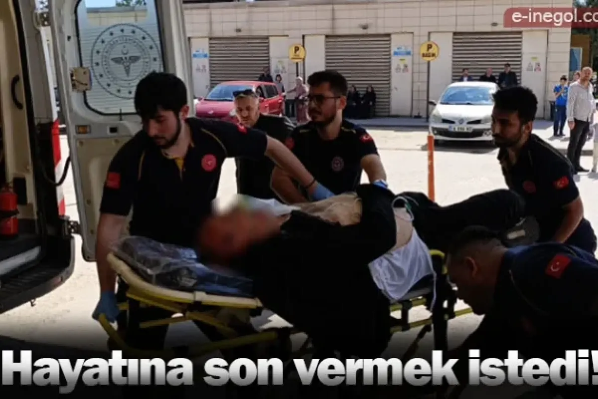 Hayatına son vermek istedi!