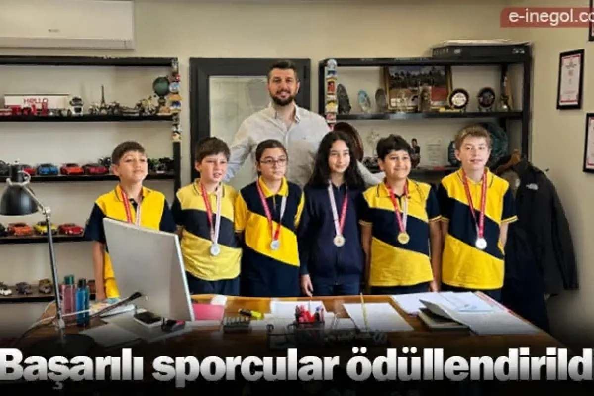 Başarılı sporcular ödüllendirildi